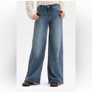 Women's High-Rise Wide Leg Jeans -Universal Thread™ Vintage Medium Wash Long,NWT
